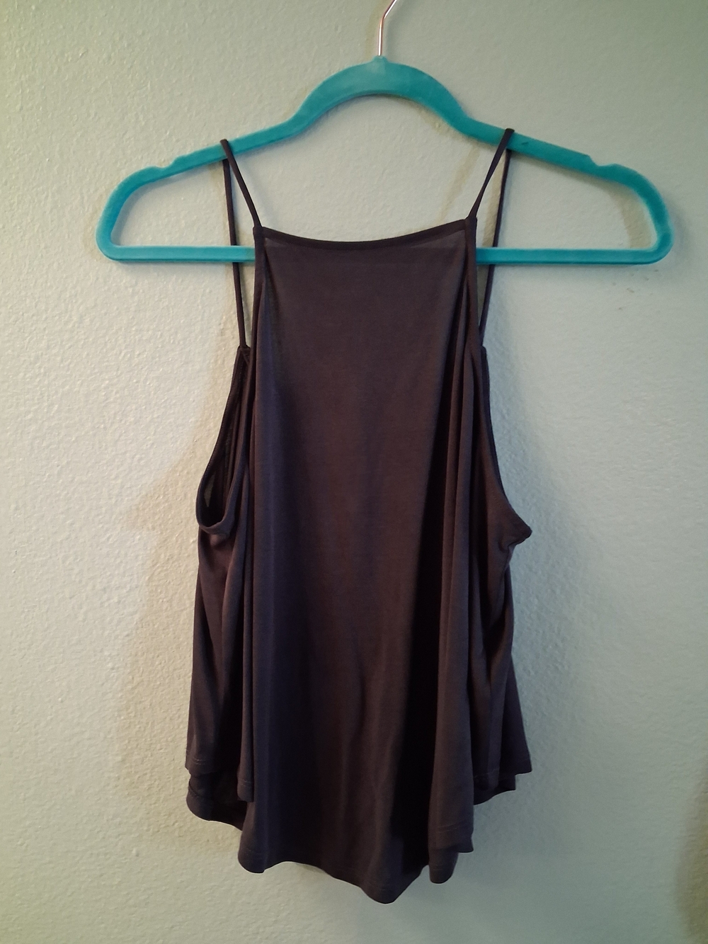 silence + noise Black Spaghetti Strap Tank | Size S